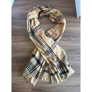 💥Zara Plaid Blanket Scarf USA Medium black and tan